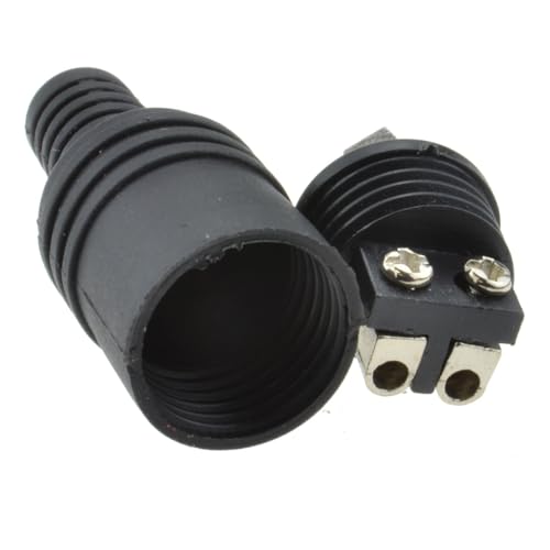kenable 2 Polig DIN Stecker Lautsprecher und HiFi Anschluss Twist on Klemmen Strain [2 Stück] [2 Pack]