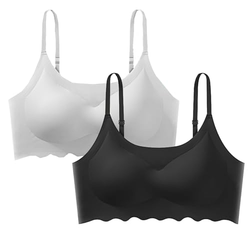 Generic Bras for Women No Underwire Fashion Comfortable Breathable Everyday Bras Full Coverage Seamless Sports Bra, X-Large