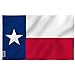Anley Fly Breeze 3x5 Foot Texas State Flag - Vivid Color and UV Fade Resistant - Canvas Header and Double Stitched - Texas State Flags Polyester with Brass Grommets 3 X 5 Ft