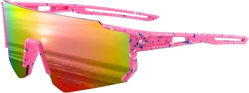 Yogo Vision Kids Sports Sunglasses Youth Lightweight Baseball Sun Glasses UV400 Protection Sport Frame Shades for Boys Girls