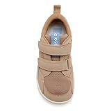 GIOSEPPO - Sneaker respetuosa Sneaker Taupe Cierre adherente para niño Flexible y torsionable Colebrook Barefoot |Niño Talla 30 Taupe