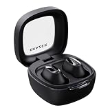 tomvorks Wireless Earbuds Noise Canceling, Dual Decoding, Rich Sound, Ergonomic Sports Gaming Earphones with DNS Noise Cancellation, 4.5H Playtime, for Multiple Devices, Touch Controls (Black)