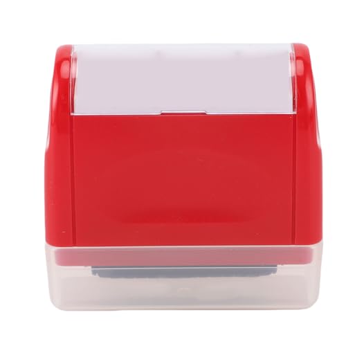 ViaGasaFamido Tampon à Rouleau Encreur de Protection d'identité, Tampon à Rouleau de sécurité ABS avec 3 Recharges d'encres pour Relevés Bancaires, Factures, Bloqueur 'adresse, Outil de