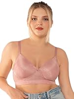 Zivira Plus Size T-Shirt Bra with Seamless Cups and Comfortable Straps for All Day Support and Coverage (c, Bubble Gum, 36)