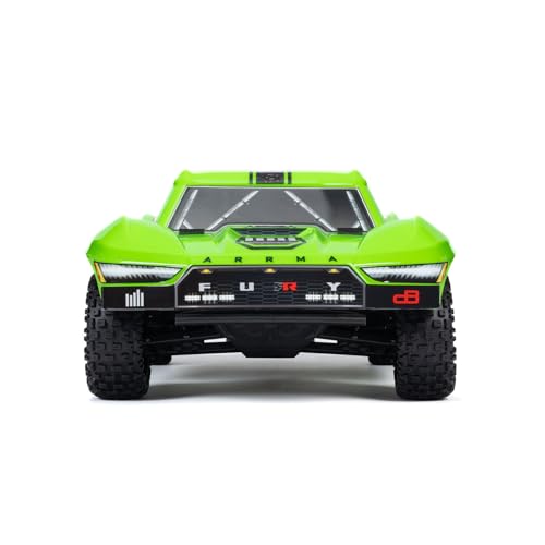 ARRMA RC Truck 1/10 Fury 2wd Short Course Truck RTR (Battery and Charger Not Included), Green, ARA3221T1