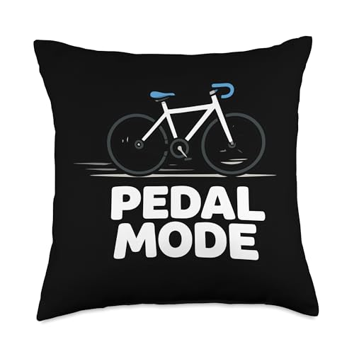 Minimal Cycling Urban Rider Lifestyle Designs Throw Pillow