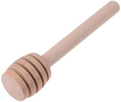 24pcs Honey Dippers, XGZ Mini Honey Spoon Wood Sticks Coffee Milk Tea Stirring Sticks for Honey Jar Dispense Drizzle Honey and Wedding Party Favors - 3 Inch