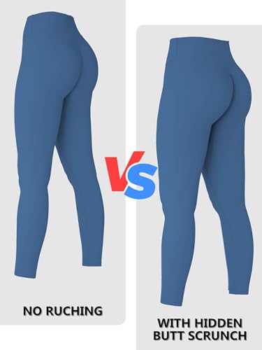 Image of Sunzel Sunzfly Invisible Butt Scrunch Workout Leggings for Women, Butt Lifting High Waisted Gym Yoga Pants with Tummy Control