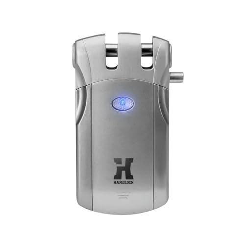 HANDLOCK Cerradura Electrónica WiFi+Mando a Distancia Gris
