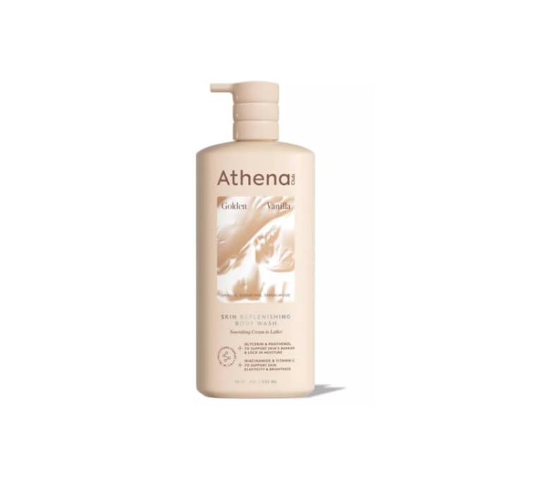 Ath~ena Club Skin Replenishing Body Wash - Golden Vanilla (18 fl oz)