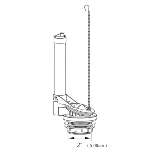 Válvula de flotador de cisterna para eliminar fugas de agua en inodoros 3