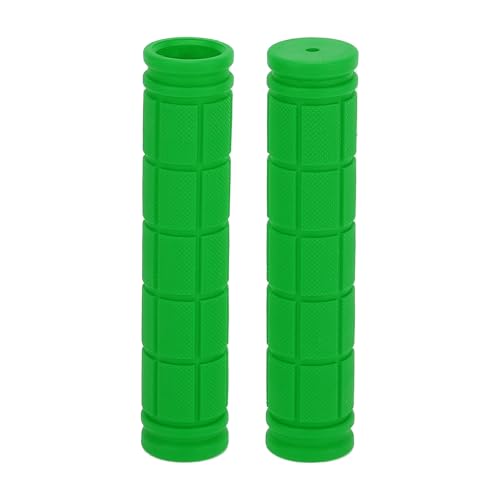 TUCKBOLD Pokrowce na kierownicę rowerową, długość 120 mm, lekkie, ochraniacze końcowe roweru, zielone, 1 para