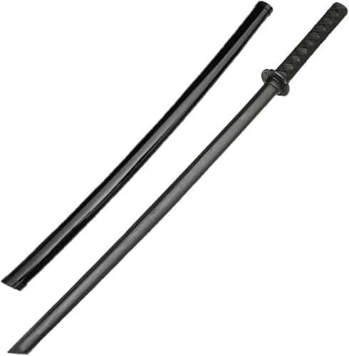 duwanlhridh 木刀 木剣 居合刀 居合道体験 素振り 長刀剣 全長100cm 刃幅 3.7cm 重量 750g オプションの鞘付き 剣術 素振り用 演武用 筋トレ トレーニング用 組み立てが簡単 (B3)