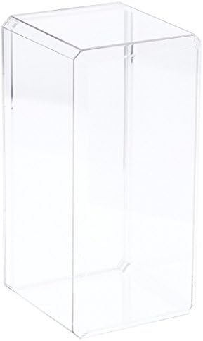 Pioneer Plastics 094C Clear Acrylic Beveled Edge Display Case, 4.375" W x 4.125" D x 9" H (for 8 inch Dolls) (Mailer Box)