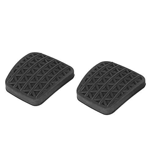 Image of X AUTOHAUX 90498309 Car Brake Clutch Pedal Pad Rubber Cover 1Pair