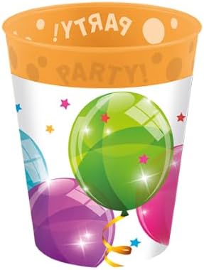 REUSABLE SPARKLING BALLOON PARTY CUP 250ML