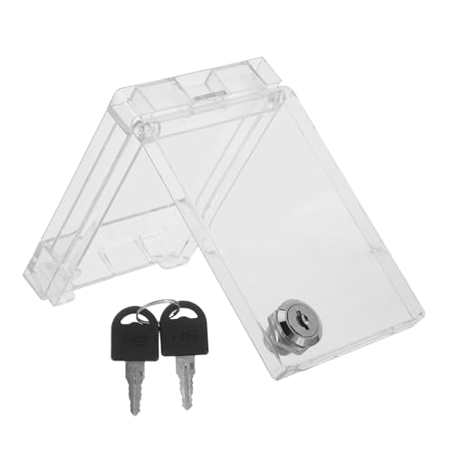 Angoily Cache Interrupteur pour Fête Estivale en Plastique avec Installation sans Effort, Compatible Universellement pour Prise Électrique et Panneau Ac, Protection Sécurisée pour Garçon
