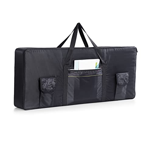 61 Key Keyboard Case, Keyboard Bag 38.5"X16"X5.9" Portable Water Repellency Keyboard Carrying Case With 3 Pockets (61 Key Keybord Cover) #TOP7