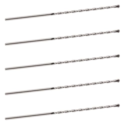 6mm x 300mm TCT Tipped Masonry Drill Bits (Pack Of 5) For Concrete Brick Porcelain Ceramic Tile Plastic Wood