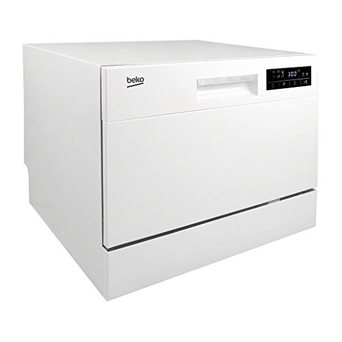 Image of Beko DTC36610W Countertop 6 Cutlery A+ Dishwasher – Dishwasher (Countertop, White, Compact, Static, Basket, Stainless Steel)
