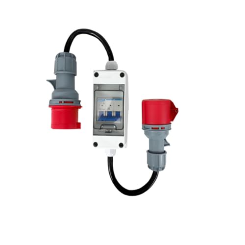Adaptateur CEE 32A à 16A triphasé avec interrupteur câble 5G2.5