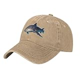 Photo Gallery mkgohlg cappello da baseball da cowboy lavato nero con stampa the vicious shark per adulti, elegante e traspirante Photo Gallery mkgohlg cappello da baseball da cowboy lavato nero con stampa the vicious shark per adulti, elegante e traspirante