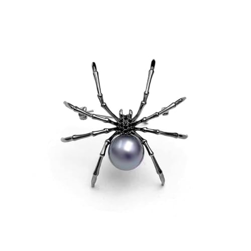 Image of women's animal brooch, rhinestone pearl cubic zirconia high-end temperament animal insect brooch clothing paired with jackets, pins, brooches suitable for women and girls