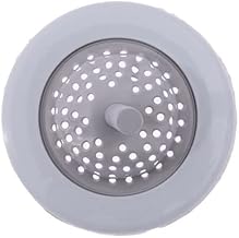 Silicone Sink Strainer Open Lock Kitchen Sink Colander - Silver/arza2-1037