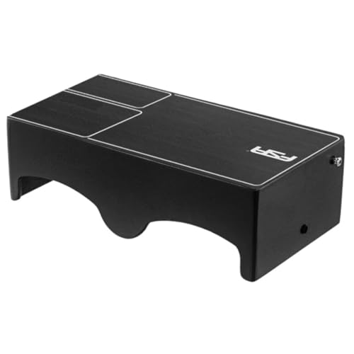 Cajon de Colo com Bongo Acoplado Híbrido 2 em 1 Encaixe Para Correia Profissional Com Captação Plug and Play CAJON DE COLO HIBRIDO PRETO FCB21