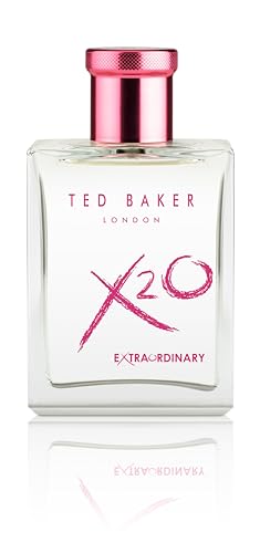 Ted Baker X20 Extraordinary Her Eau de Toilette Fruity Floral Perfume for Women with Grapefruit, Magnolia & Musk Elegant, Sophisticated, Scent Gift Idea For Her 3.38 oz / 100ml