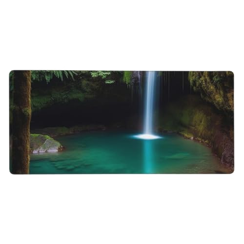 Tapis de souris de jeu bords cousus surface fluide et base antidérapante