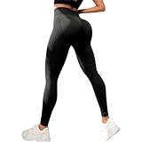 Yaxhsi 2026 NEW 3D Cellulite Leggings, High Waist 3D Anti Cellulite Leggings for Women, Slimming Workout Yoga Pants (Black,XX-Large)