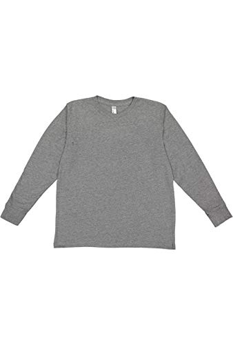 Image of LAT Youth 100% Cotton Jersey Crew Neck Long Sleeve Tee (6201)
