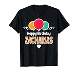 Happy Birthday saying Zacharias T-Shirt