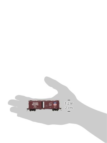 Bachmann Industries Inc. Aar 40' Steel Box Car Up - Automated Railway - N Scale, Brown #TOP1