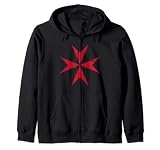 Cruz de Malta Malta Sudadera con Capucha