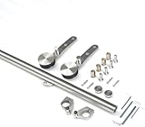 【CONCEPTION OPTIMALE】Le rouleau est courbé à 10° pour s'adapter à l'échelle ; un dispositif anti-déraillement de sécurité est fixé sur le rouleau ; le rail est pré-percé pour le connecteur rail/mur (à visser fermement sur le mur/l'armoire).