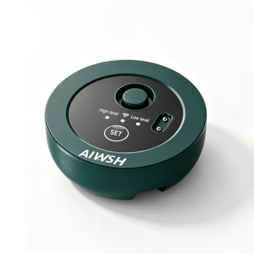 Image of Smart Water Leak Detector Sensor, Real-Time Leak Detection for Whole-Home Protection, 1640 ft LoRa Long-Range, No WiFi Required, Up to 1-Year Battery Life, Compatible with AIWSH Auto Shut-Off Valve
