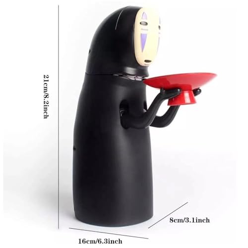 Miniatura 5 de Dutty Hucha Masculina Sin Rostro De Dibujos Animados Exquisitamente Elaborada, Con Efectos De Sonido, Movimiento Flexible Y Deglución Automática De Monedas.