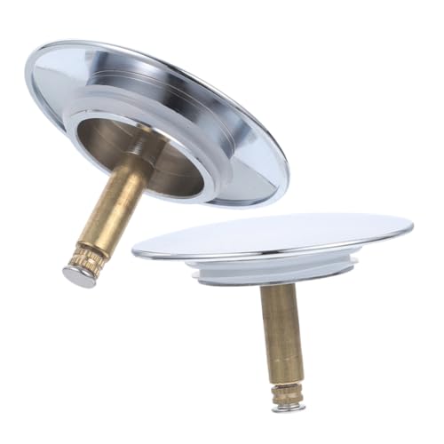 Mobestech 2pcs Bathtub Drain Stopper Efficient Hair Catcher for Flow Easy Tool Installation Compatible Standard Bathtubs