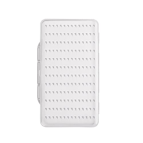 Transparent Large Capacity EVA Foam Fly Box Clear Lid Fishing Box Competition Fishing Hook Tackle Box