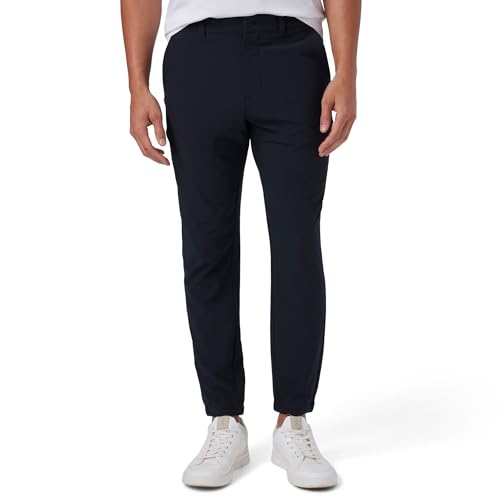 Mizzen+Main Helmsman Men's Joggers - Wrinkle-Resistant, Moisture-Wicking Golf Joggers for Men with 4-Way Stretch, Slim Fit