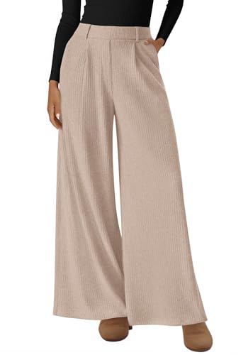BTFBM Wide Leg Pants for Women Dressy Work Business Casual Elasti...