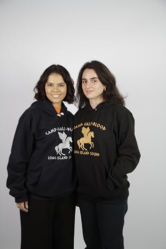 Moletom Acampamento Meio-Sangue - Percy Jackson (G, PRETO)