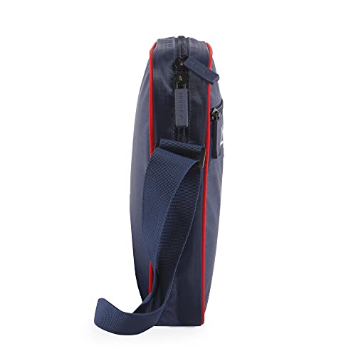 Nautica Unisex's Shoulder Bag, Navy/Red #TOP2
