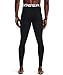 Under Armour Men's ColdGear Armour Leggings , Black (001)/White, Large