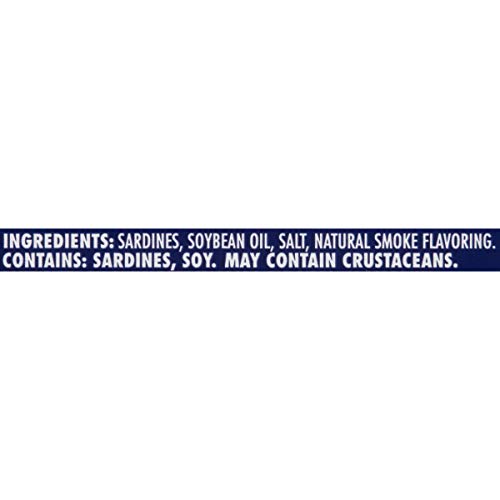 BEACH CLIFF Sardines in Soybean Oil, High Protein Food, Keto Food and Snacks, Gluten Free Food, High Protein Snacks, Canned Food, Bulk Sardines in Oil, 3.75 Ounce Cans (Pack of 12) Packaging May Vary