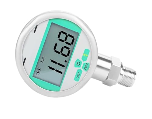 Manomètre numérique LCD 80mm radial G1/4 pour mesure précise de pression d'eau de 0 à 0.25Mpa