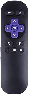 Remote Control TV Remote Controller Replacement Remote Control with Strap Media Box Remote Control TV Accessories Fits Roku Anti-Theft Alarm Supplies