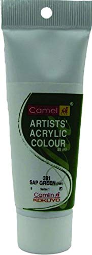 CamlinKokuyo Camel Artists' Acrylic Colour Tubes 40ml -Sap Green 391